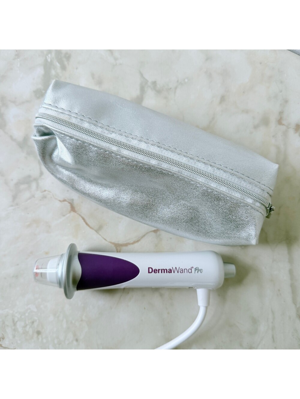 DermaWand Pro Facial Device with Silver Carry Case